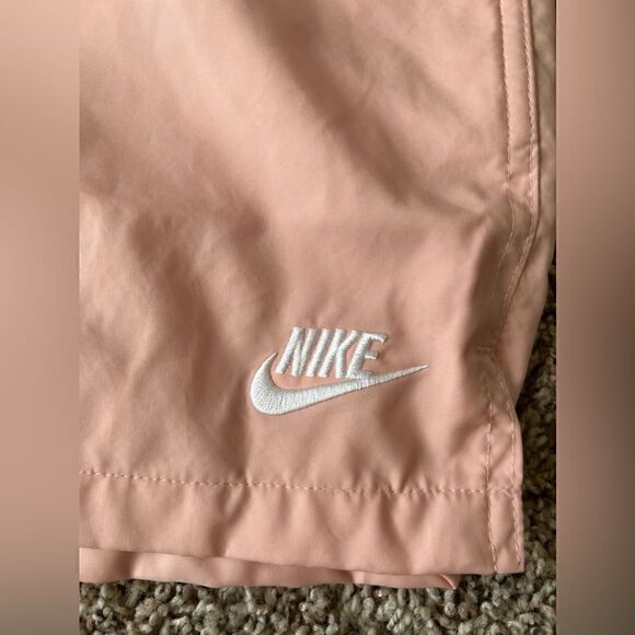 Nike Sportswear Pink Salmon Woven Flow Shorts - Picture 9 of 11